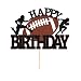 Dcokska Football Happy Birthday Cake Topper, Football/Sport Themed Birthday Party Decorations,for Boys/Men/Sportsman Party Decorations/Dinner Party Cake Topper Decorations