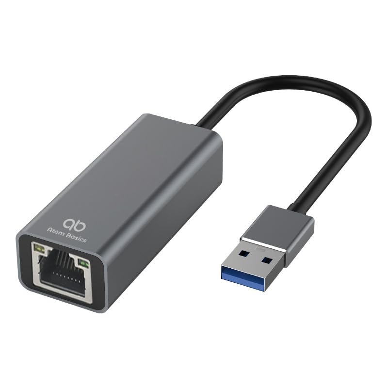 USB 3.0 to LAN Ethernet Adapter | High Speed Gigabit RJ45 Network Converter | Plug & Play USB to Ethernet Adapter for Laptop, PC, MacBook-image-44