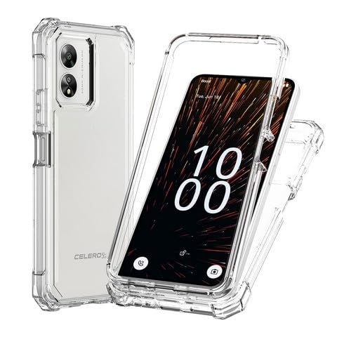 Eaglecell - for Boost Celero 5G SC (2024) - Full Cover Shockproof Protective Phone Case - Clear