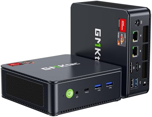 （11:00時点） ミニ PC Ryzen 7 7730U搭載 5825Uより速い GMKtec M5 Ultra mini pc【64GB DDR4 +16TB M.2 SSD （拡張可能）】最大4.5GHz Win11 pro ミニPC 2.5G 有線LANポート4K3画面出力可能HDMI 2.1/DP/Type-C 小型PC 静音設計 USB3.2×3 Nucbox M5 Ultra 16+1TB 黒い