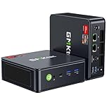GMKtec Gaming Mini PC Ryzen 7640HS (Upgraded 6600H/ 6800U), 32GB DDR5 1TB Dual NIC LAN 2.5GbE Desktop Computers Office Home, Triple 8K Display, WiFi6E, USB4, BT5.2, DP, HDMI 2.0 M6 Ultra