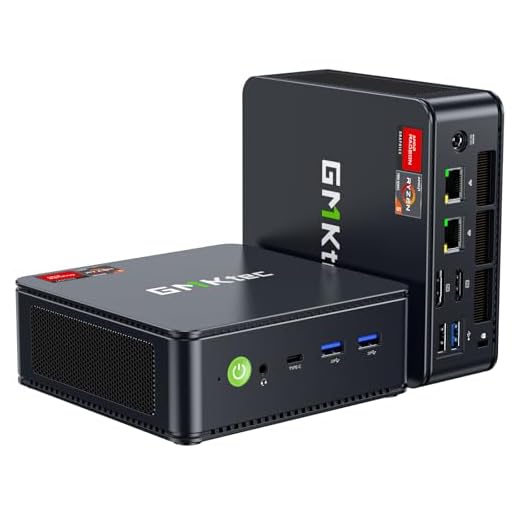 GMKtec M6 Ultra Gaming Mini PC Ryzen 7640HS (Upgraded 6600H/ 6800U), 32GB RAM DDR5 1TB SSD Dual NIC LAN 2.5GbE Desktop Computers Office Home, Triple 4K Display, WiFi 6, USB4, BT 5.2, DP, HDMI 2.0