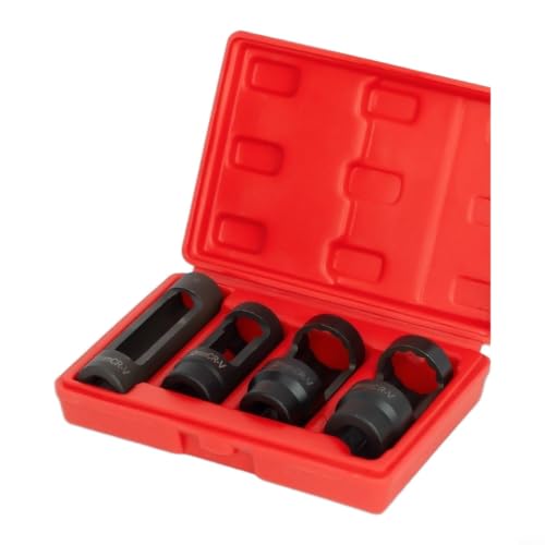 Llaves de vaso para sensor de oxígeno de 1/2 pulgadas en acero cromo vanadio para taller 4