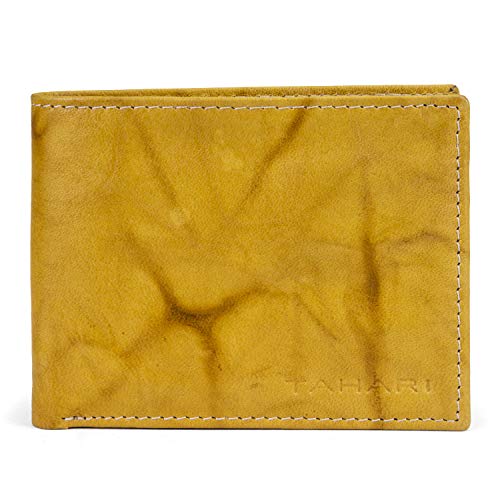 Tahari Mens Passcase RFID Leather Wallet With ID Window