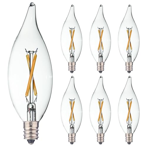 FANNIS Flame Tip Filament LED Bulb