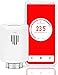 Price comparison product image Evanell° Smart WiFi Thermostat Valve - Radiator Thermostat Intelligent Programmable Heating Control - Compatible with Amazon Alexa and Google Home Assistant