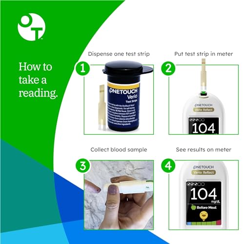 Onetouch 23927-024183-024199 Blood Sugar Test Kit | Includes Onetouch Verio Reflect Blood Glucose Meter thumb #5