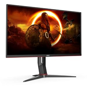 AOC Gaming U28G2XU2 - 28 Zoll UHD Monitor, 144 Hz, 1 ms, FreeSync PremiumPro, HDR400 (3840x2160, HDMI 2.1, DisplayPort, USB Hub) schwarz/rot