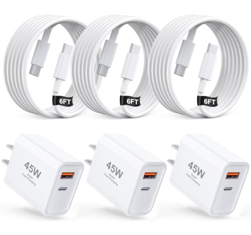 iPhone 18 17 16 Fast Charger Type C,45W Dual Port USB C Fast Charger - image 1