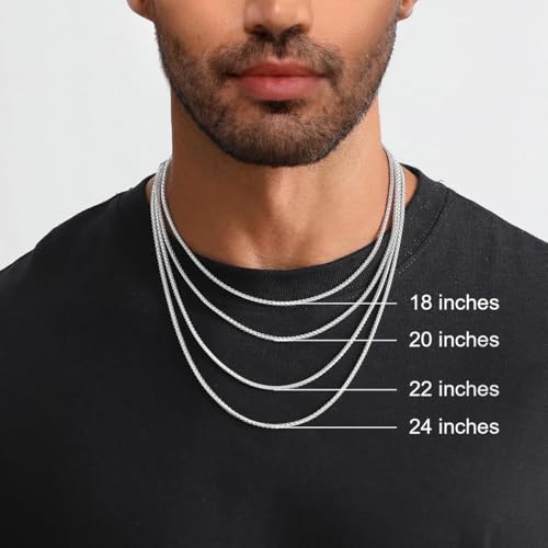 Faith Silver Cross Pendant Necklace for Men Religious Christian Jewelry Brithday Gifts Christian Baptism Gift First Communion Necklace for Son Nephew3