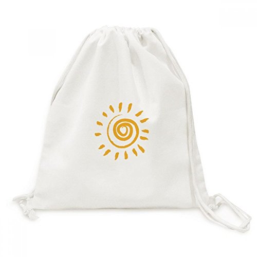 Sac cordon Peinture Solaire en toile léger anti-encombrement