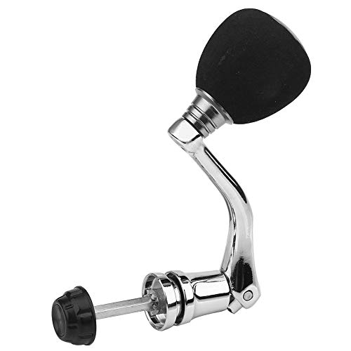 Fishing Reel Handle, Replacement Spinning Handle, Rocker Arm Fishing Spinning Reel Handle Metal Rocker Grip for Spinning Fishing Reel(2000 & 3000-Silver)