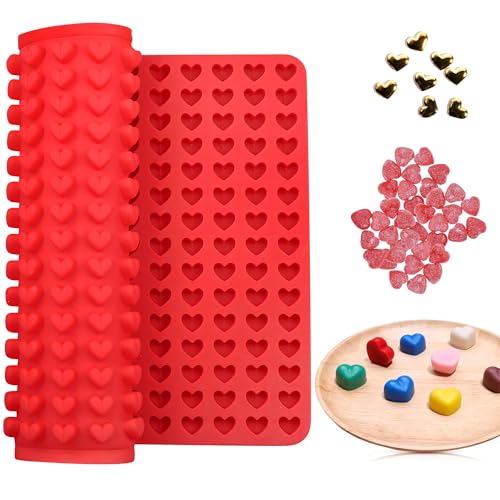 255 Cavities Mini Hearts Mold - 15.4
