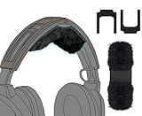 SOULWIT Wool Headband Cover for Bose Aviation X A10/A20 Headsets, Replacement Headstrap Pad Repair Part - Black