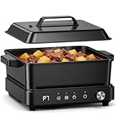 olayks. Induction Cooktop, Portable Induction Cooktop with 8L Cast Iron Cooking Pot and Cast Iron...