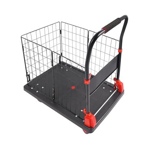 Carretilla plegable tipo jaula multipropósito 660 lbs miniatura 1