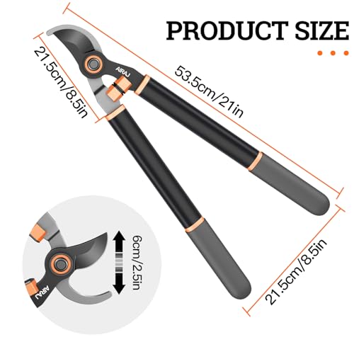 Tijeras para podar 21'' AIRAJ con mango absorbente de impactos miniatura 3