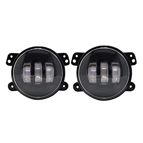 Phares antibrouillard LED 12V-24V 30W de rechange pour voiture et tout-terrain Jeep Wrangler