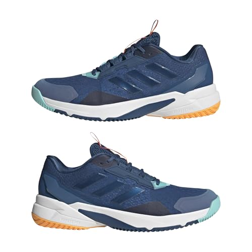 adidas Men's Crazyflight 6, Dusky Petrol/White/Flash Aqua, 7 - image 8