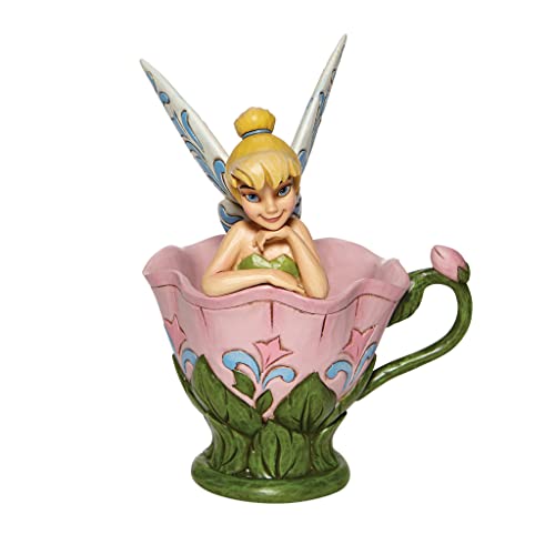 Enesco Disney Traditions by Jim Shore Tinker Bell Sitting in Flower Figurine, 6.25 Inch, Multicolor Enesco Disney Traditions by Jim Shore Tinker Bell Sitting in Flower Figurine, 6.25 Inch, Multicolor