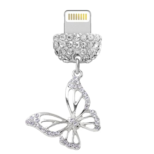 ELISE & FONDA CP671 USB�[�d�|�[�g �N���X�^�� �A���`�_�X�g�v���O ���g���o�^�t���C �d�b�`���[�� iPhone 14/13/12/11/ XS MAX/XR/X/8 Plus/7/6S/8/SE iPad iPod�p(�V���o�[)