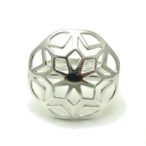 Bague en argent massif 925 R001569 Empress bijou tendance femme et alliance moderne