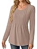 NORACORA Long Sleeve Pleated Tops for Women Dressy... #1