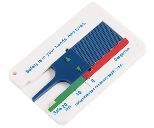 Reifenprofilmesser Auto PKW 0-20mm Werkzeug Profiltiefen Messgerät Tiefenmesser