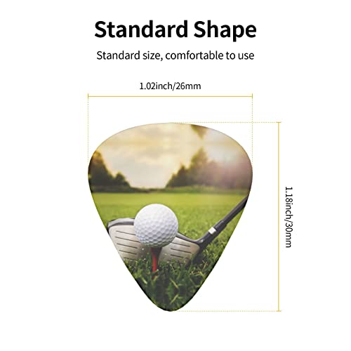 Jeu de 12 médiators de guitare Sport Golf Ball pour guitare acoustique, guitare électrique, contrebasse, ukulélé - Les Beatles, Paul McCartney, John Lennon, RIngo Starr, George Harrison Jeu de 12 médiators de guitare Sport Golf Ball pour guitare acoustique, guitare électrique, contrebasse, ukulélé – Image 5