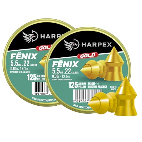 Fenix Gold Airgun Pellets .22 Caliber 13.1gr(0.85g) Pointed - 250ct