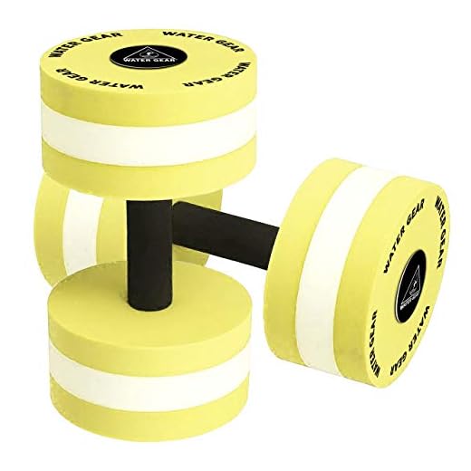 Water Gear Hydro Buoys Minimum - Water Fitness and Pool Exercise - Rehab and Full Recovery Workout - Less Stress on Joints (60% Resistance)
