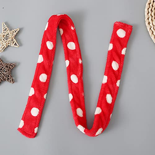 Baby Girls Polka Dot Christmas 𝐁athrobes Outfits Hoodie Long Sleeve Velvet Coats Cute Warm 𝗦leepwear For Toddler Boys4