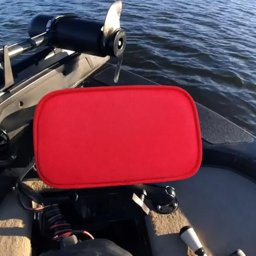 Image of Helix 7 Cover, Waterproof Fish Finder Cover, Compatible with UC H7 / Helix 7 Screen Cover, Neoprene Protects Your Screen (Red)