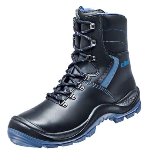Atlas Anatomic BAU 845 XP Sicherheitschuhe Arbeitsschuhe für Herren und Damen S3 Winter, wasserdicht, Webpelz, Stahlkappe, Überkappe Weite 10 Größe 46