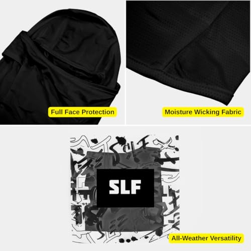 Image of SLEEFS Balaclava Face Mask Men & Women - Loose Fit, Breathable Ski Mask Shiesty for Football, Cycling - All Weather Use