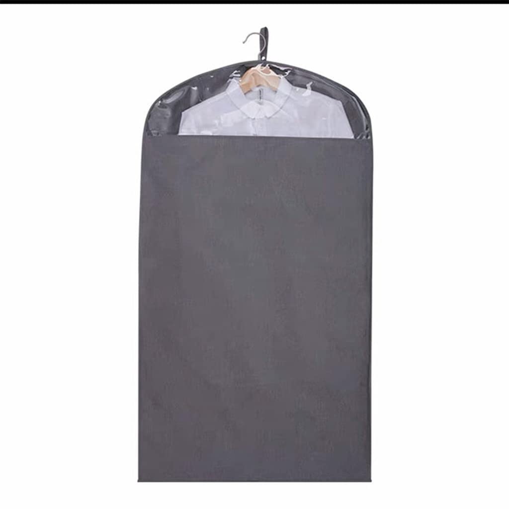 BAtlam Funda Protectora para Ropa, Bolsa para el Polvo, Bolsa para Ropa, Abrigo, Vestido, Traje, Funda, Armario, Ropa Colgante, Almacenamiento (Color : Light Blue, Size : 58x108cm)