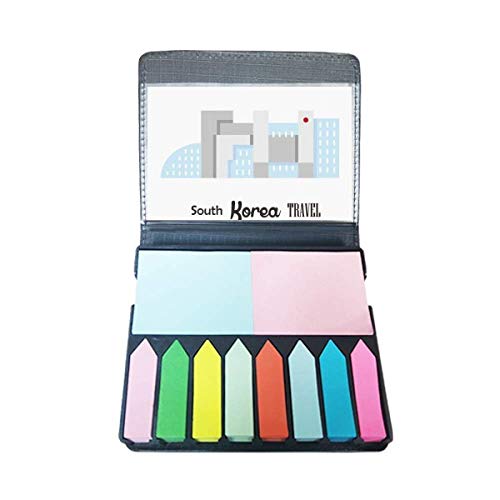 Color Page Marker Box Corée du Sud Auto-Stick Note The Building