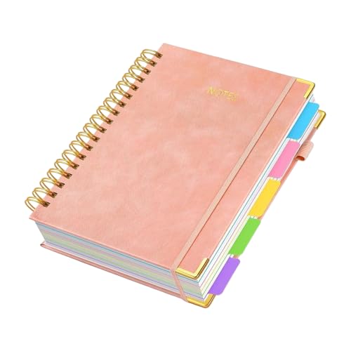 Carnet de notes à spirale anti-cornes pour prise de notes quotidienne