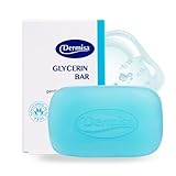 Dermisa Glycerin Bar with Soothing Aloe Vera, Gentle Hydrating Facial Cleanser and Moisturizing Body Soap for All Skin Types, 3.0 Oz