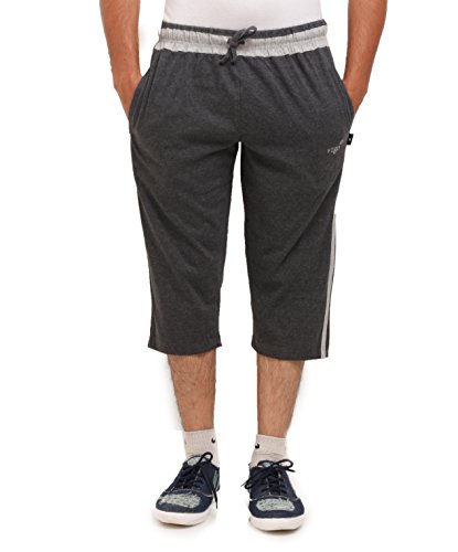 Image of VEGO Mens Cotton Three by Fourth, 3 /4, Capri, Three Quarter