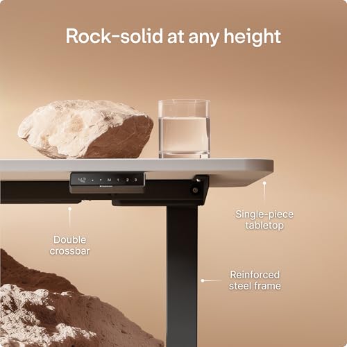 Electric standing desk adjustable