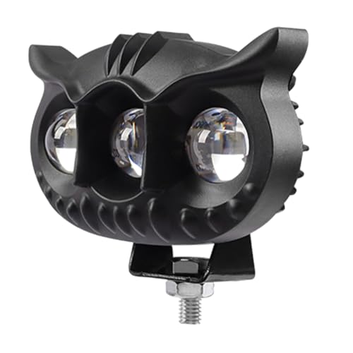 Faro LED para motocicleta auxiliar de búho de 12v luz delantera para tractores