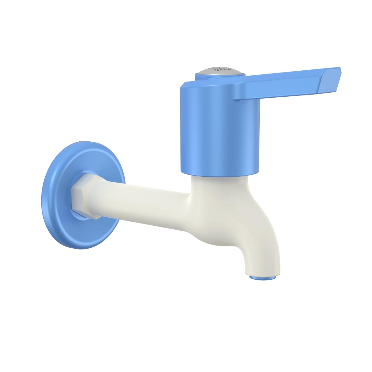 RN PTMT Superior Plastic Faucet Bib Cock Long Body with Flange Water Tap Winsome Collection RNWIN07A03 - Ivory, Blue | 15mm(1/2") Cartridge (B0CP2FXGR2) Amazon Price History, Amazon Price Tracker