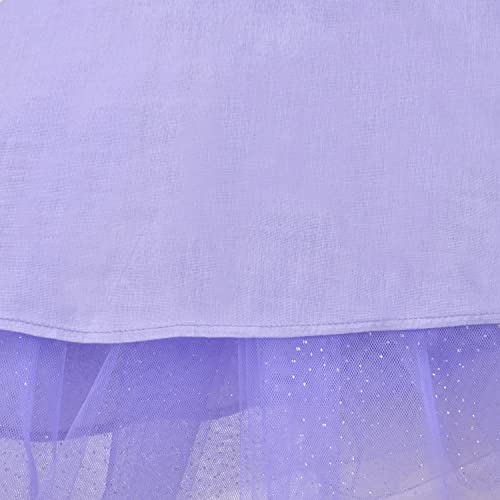 Image of Sunny Fashion Girls Dress 2PC Set White Floral Lace Glitter Tulle Skirt 3 /4 Sleeve
