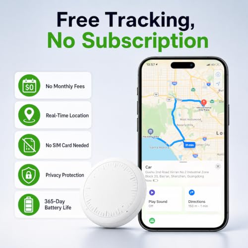 Image of 2PCS Undetectable GPS Tracker for Vehicles,Tracking Devices for Cars Hidden | Real-Time Tracking for Cars,Hidden Car Tracker Device(Work with iOS and Android),No Monthly Fee No Sim Card,for Cars,Kids,Pet