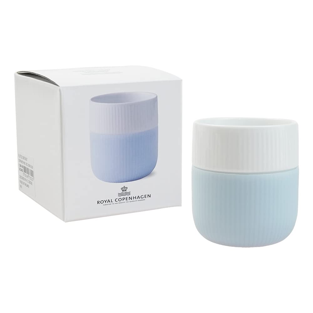 Royal CopenhagenFluted Contrast Mug Dove Blue 1-309-495 [Parallel Import]