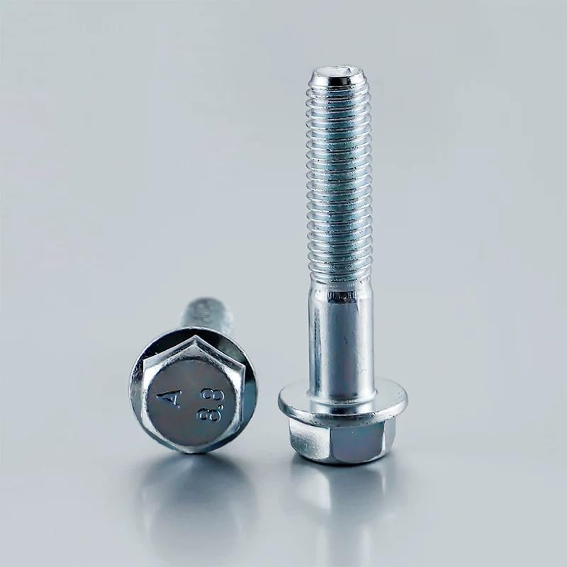 Bulloni flangiati esagonali in acciaio zincato 8,8 Serie pesante M5 M6 M8 M10 M12 (20,M12 x 1.75 x 35mm)