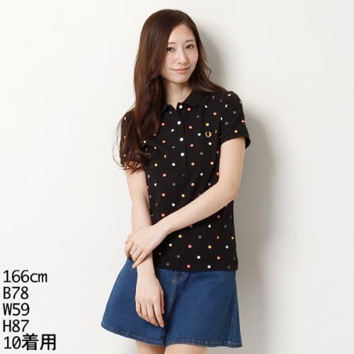 Amazon フレッドペリー レディース Fred Perry ポロシャツ マルチドットプリントポロシャツ ポロシャツ 通販