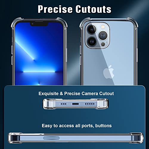 Coque transparente iPhone 13 Pro antichoc avec double verre trempé écran 9H