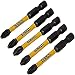 Produktbild DEWALT Extreme Flextorq Schrauber-Bit DT7998T (Ph2, 50mm Gesamtlänge, hohe Passgenauigkeit, lange Standzeit, für alle Schraubarbeiten), 5 Stück, DT7998T-QZ, Multi